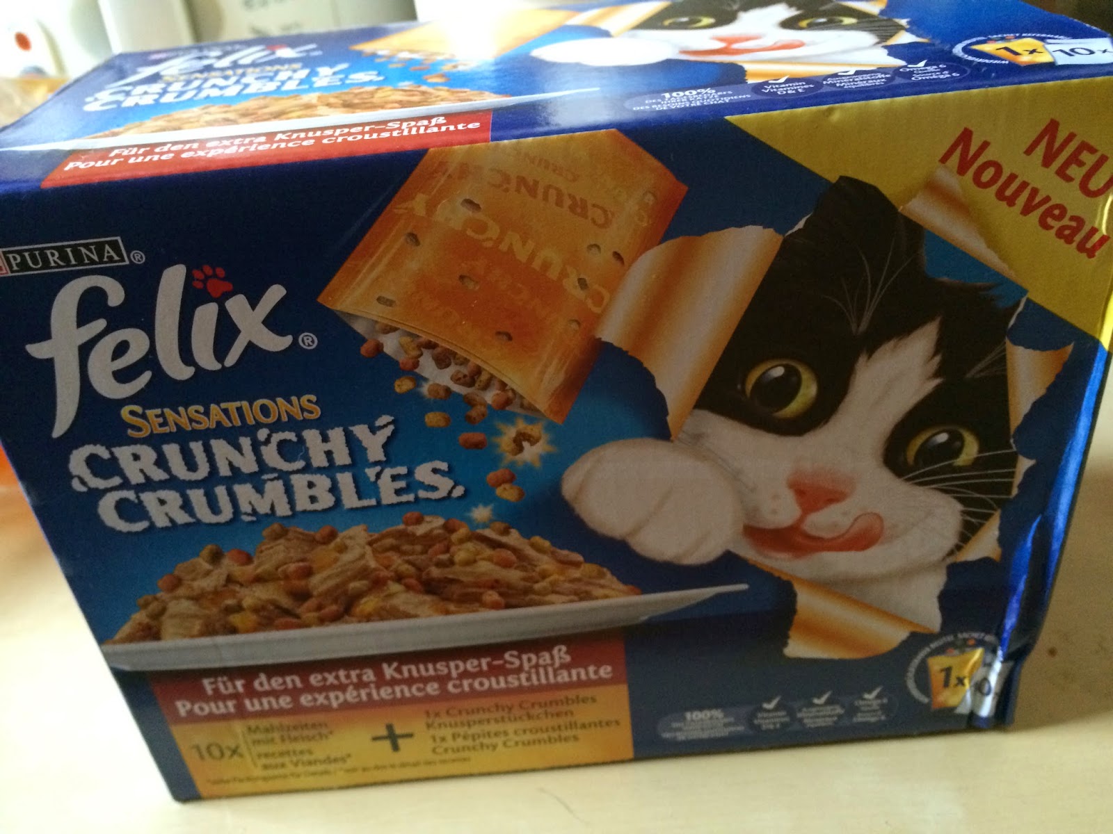 *Werbung* Produkttest Felix Sensations Crunchy Crumbles 1