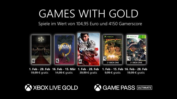 Xbox Games with Gold: Diese Spiele gibt es im Februar gratis 2