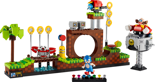 Das neue LEGO Ideas Sonic the Hedgehog ™ Green Hill Zone Set ist ein großer Spaß für Fans und Nostalgiker 1