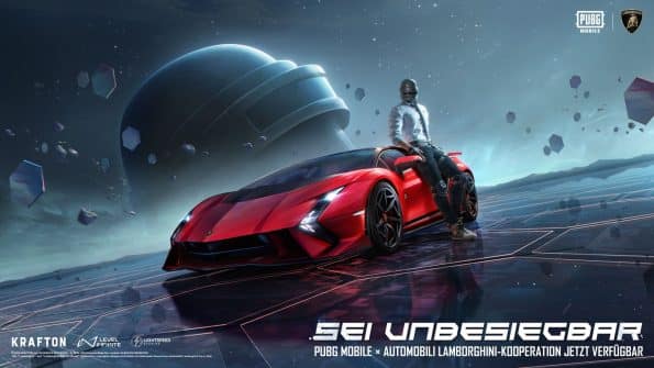 PUBG MOBILE und Lamborghini bringen zusammen Hochgeschwindigkeitsaction auf das Spielfeld 1